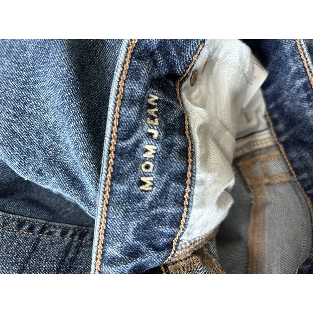 American Eagle Stretch SIZE 2 REGULAR Medium Wash Hi Rise Mom Jeans *J264 - Picture 6 of 6